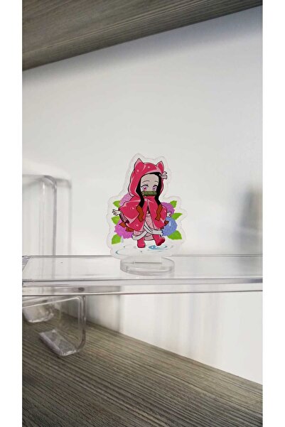 Atölye Moonlit Demon Slayer Nezuko İblis Keser Akrilik Figür (5-6 cm)