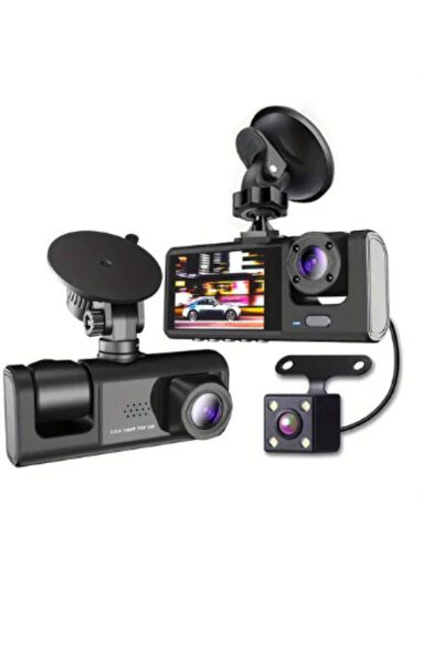 OEM Triple Car Camera Full HD 1080p with 2 Inch Screen, Motion Sensor, Night ...