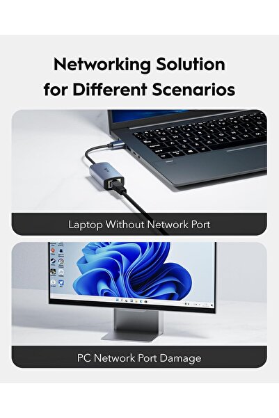 cudy USB-A Ethernet Adapter, USB 3.0 Gigabit Network Adapter