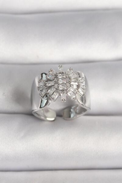 cleovibe النحاس الفضة اللون قابل للتعديل الرغيف الفرنسي الزركون حجر نموذج خات...