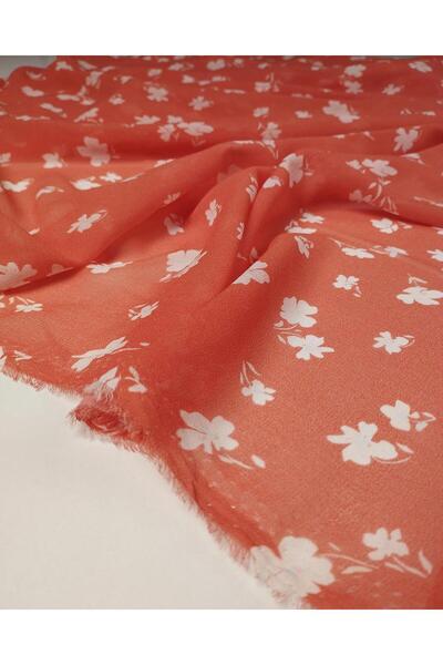 Kumaş Parça شيفون بنقشة الزهور (العرض 150 سم × الطول 170 سم)