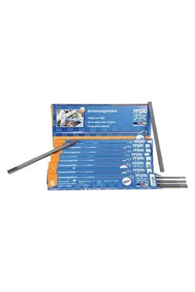 PFERD 5/32 4Mm Motorlu Testere Zincir Bileme Eğesi Tabanca Eğe (6) Adet