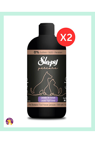 Sleepy Petcare Lavanta Yağlı Evcil Hayvan Şampuanı 500 ml (2 sdet)
