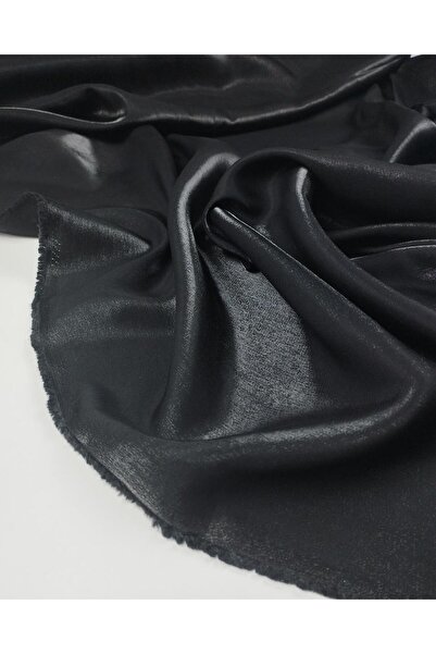 Kumaş Parça Monoray Satin in Black Width: 140