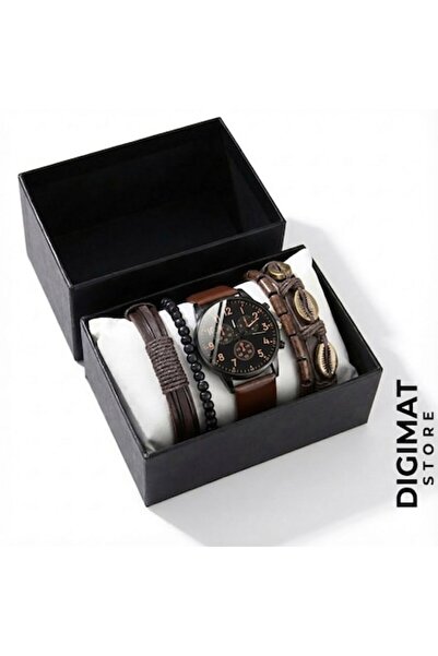 DIGIMAT STORE DIGIMAT® Premium Men's Gift Set, Elegant Quartz Watch with 4 Ma...