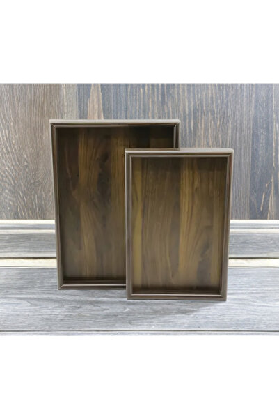 AEC 2-Piece Bamboo Tray