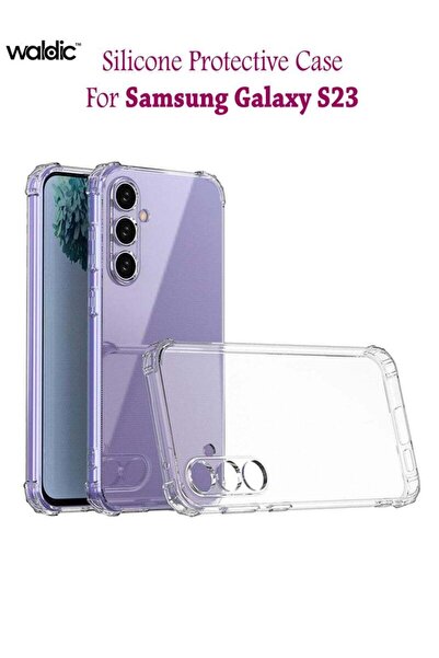 Generic غطاء حماية خلفي من السيليكون لهاتف سامسونج جالاكسي إس 23 - شفاف