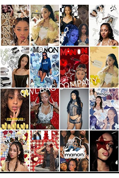 OWLBAG COMPANY OWL BAG Katseye Manon set de 16 fotocarte cu design imprimat