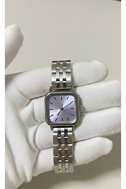 T-GOER ساعة يد نسائية أنيقة بتصميم فولاذي بسيط