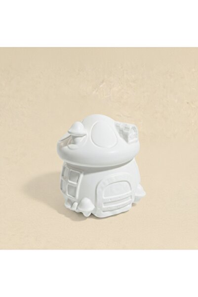 Handmade Ham Taş Tozu Boyanabilir Mantar Ev Dekoratif Obje – Kapaklı