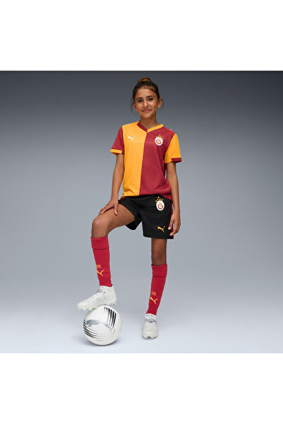 Puma Παιδικό μαύρο σορτς ποδοσφαίρου Galatasaray 25-26