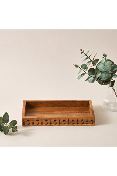 Lifestyle صينية زخرفية - 28 × 9 سم