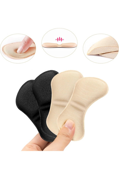 Privo 5mm Shoe Heel Anti-Kick and Narrowing Pad 2-Pack Self-Adhesive Heel Protector Pad