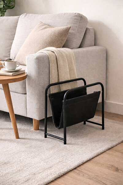 TodekHome Terra Dekoratif Metal Dergilik Gazetelik - Deri Detaylı Modern Ofis...