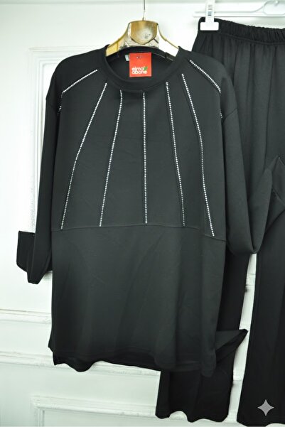 elma abone New Season Kain Two-Ply Compact Combed Cotton Stone Pants Suit