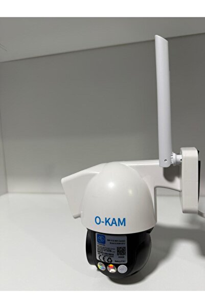 O-KAM PRO O-KAM 3012 6MP 3MP+3MP Çift Lens Wi-Fi PTZ Kamera | Renkli Gece Görüşü | Hareket Takibi |2 Yönlü Ses Adaptör Hediyeli