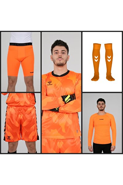 hummel ELEGANCE KALECİ FORMA TAKIMI FORMA+ŞORT+İÇLİK+TAYT+ÇORAP 5 Lİ TAKIM