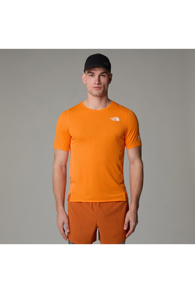 THE NORTH FACE Summit High Trail Ss Erkek Turuncu Koşu T-Shirt