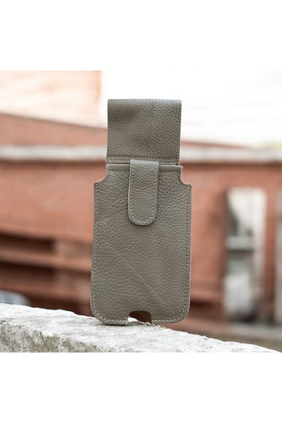 ykrhn Genuine Leather Phone Case That Can Be Attached to Belt