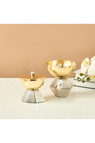 Lifestyle طقم مبخرة بخور مزخرف مكون من قطعتين مع علبة