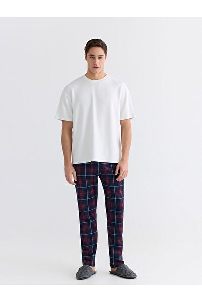 LC Waikiki Standard Pattern Plaid Men's Pajama Bottom