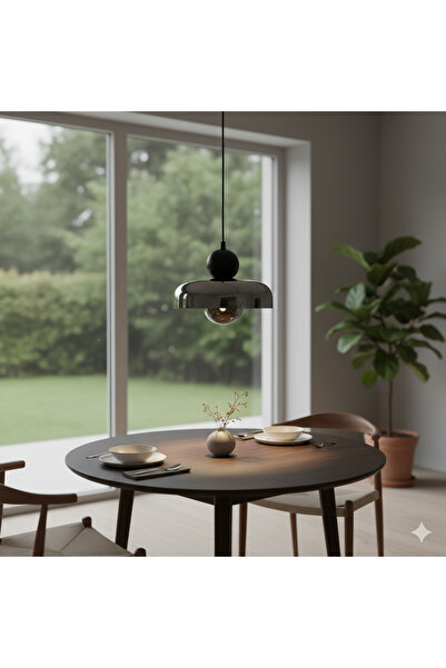 VEYRA Lighting Modern Sarkıt Avize - Camlı Dekoratif Aydınlatma