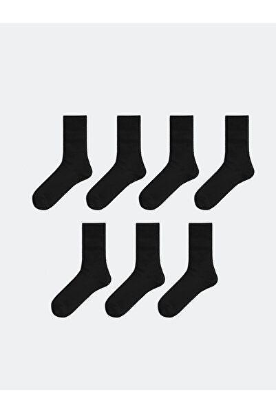 LC Waikiki Lcw Accessories Black Men's Socks 7-Piece