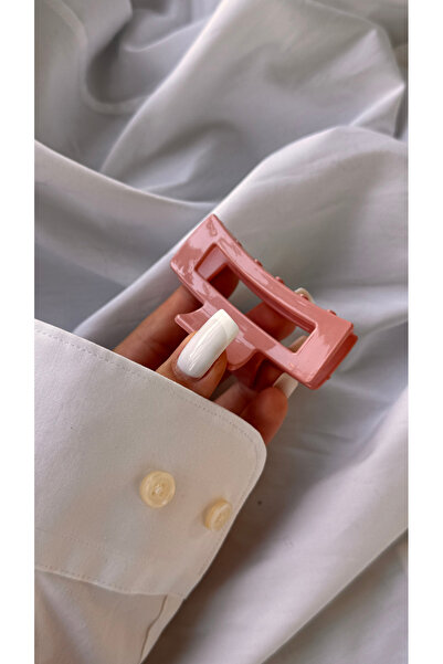 YOYYO Agrafă de păr argintie, mată, de dimensiuni mari, pentru femei - Soft T...