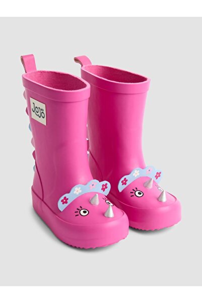 Next Baby Jojo Maman Bébé Fuchsia Pink Dino Unicorn Rain Boots / Boots