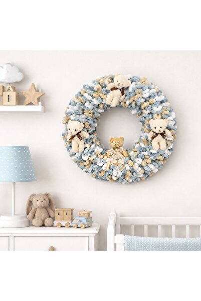 Home Erkek Bebek Kapı Süsü - Bebek Oda Süsü Büyük Boy