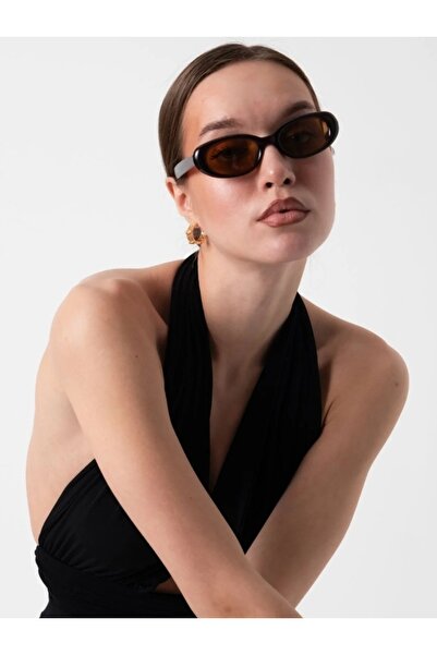 Byc polo Cbp034 Miya Brown Elegant Stylish Unisex Sunglasses.