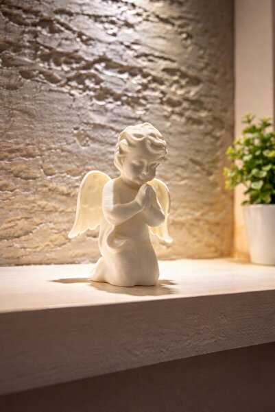 Karerca Melek Figür Cherub Figür Bebek Melek Figür