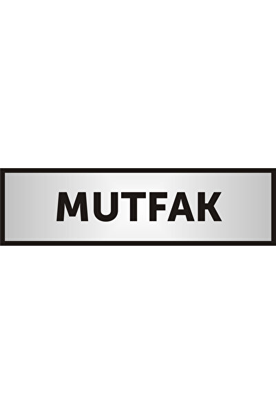 yüksel34 Mutfak Yazılı Kapı Yazısı ,yönlendirme Levhası ,gümüş Renkli Aliminy...