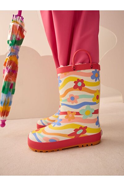 Next Baby Multi-Colored Rainbow Handle Rain Boots / Boots