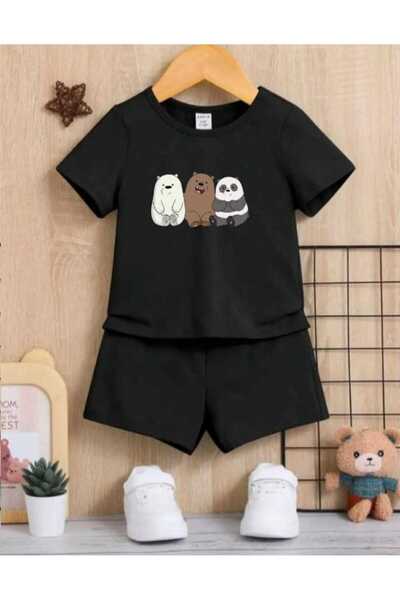 Nice Clothes Παιδικό Σετ Φόρμας με Κουκούλα UNISEX ΕΚΤΥΠΩΣΗ ΤΡΙΩΝ ΚΕΦΑΛΩΝ