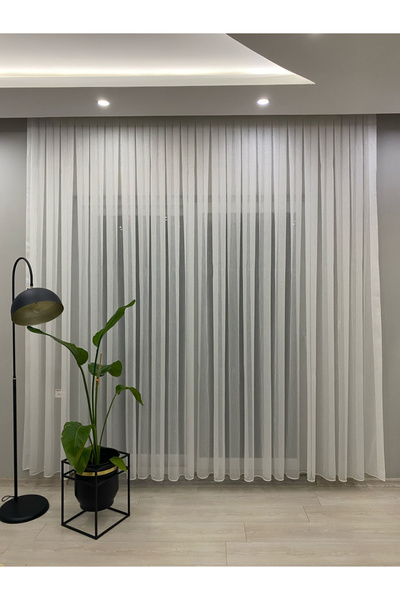 İNCİLİFE ستارة تول مارسيل كيرتلي ثقيلة الوزن 1/3 مطوية بكثافة (أبيض فاتح)