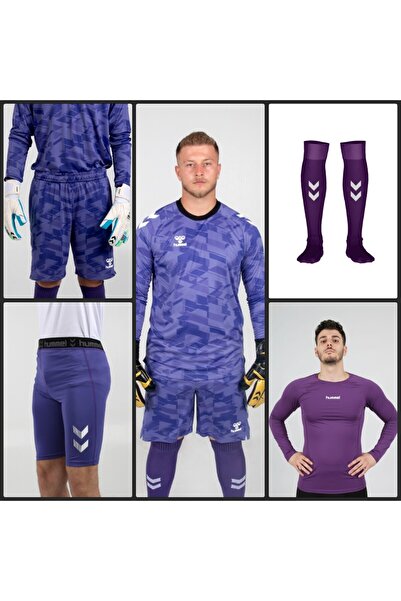 hummel LİNE KALECİ FORMASI 5 Lİ TAKIM FORMA+ŞORT+İÇLİK+TAYT+ÇORAP