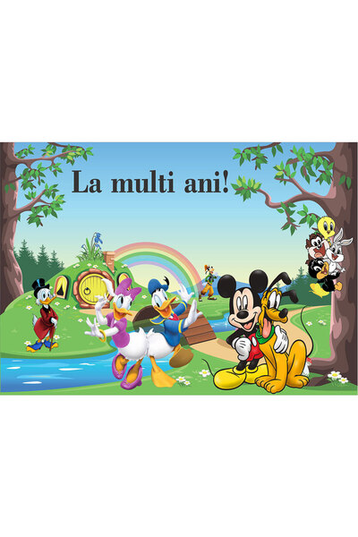 VIODESIGN Fototapet aniversar, autoadeziv, Disney , multicolor, 80x120 cm LMA5