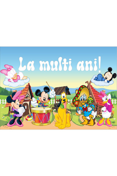 VIODESIGN Fototapet aniversar, autoadeziv, Disney , multicolor, 80x120 cm LMA4