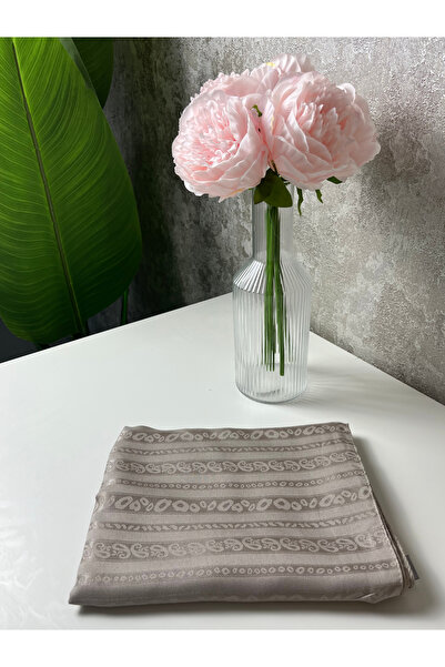 soft pure Shine Harmony Şal - Vizon 195x75