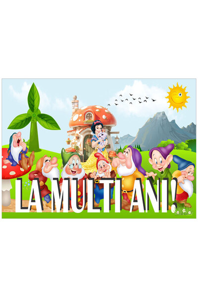 VIODESIGN Fototapet aniversar, autoadeziv, Alba ca zapada , multicolor, 80x12...