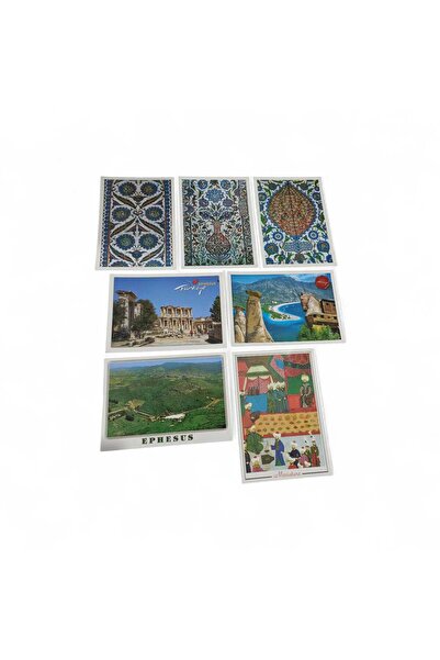 Hureggo مجموعة من 7 بطاقات بريدية تصور جمال تركيا