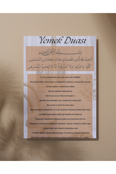 incidara Yemek Duası