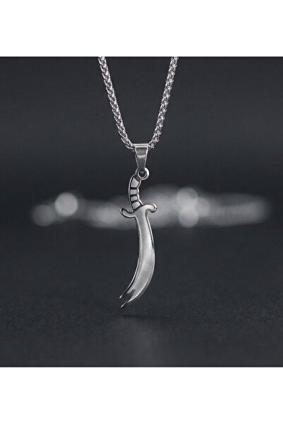 vegahediye v vega Unisex Zülfikar Kılıcı Zincir Kolye Hediyelik
