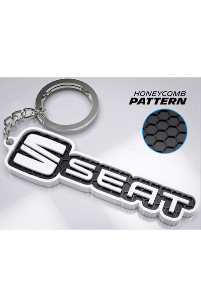 HİDRODEN Seat Car Key Chain - Seat Logo Key Chain - Auto Key Chain Seat