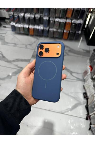 Bilişim Aksesuar iPhone 17 Pro Uyumlu Silinebilir Lansman Kılıf - Lacivert