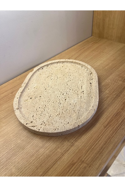 helya marble Sura Traverten Tepsi/Sunumluk