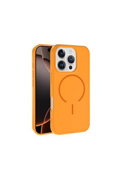 Başkenttekno iPhone 16 Pro Case Meta Launch M-Safe Camera Protection Velvet I...