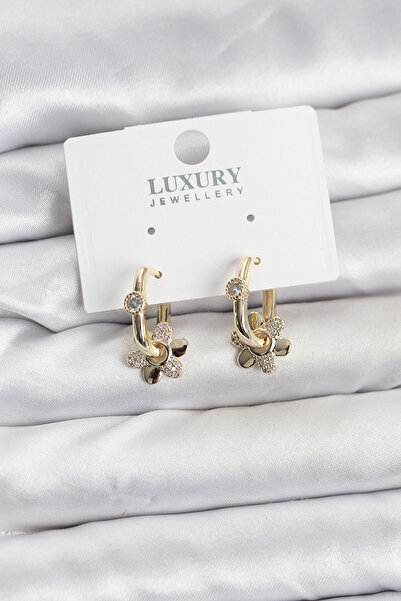 blackpure Zircon Stone Brass Women's Migrant Earrings