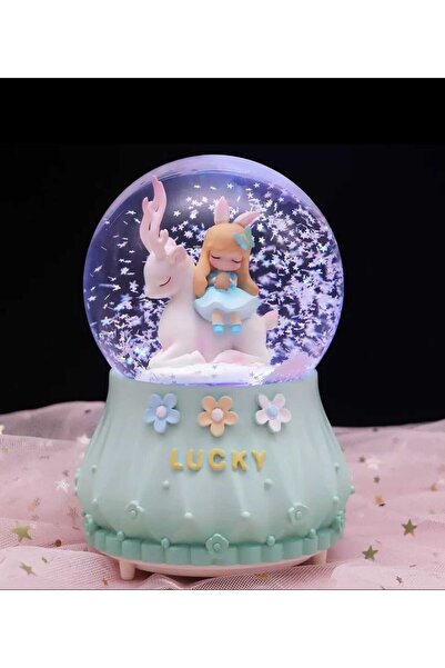 mr shopping MR Kar Küre Işıklı Müzikli Kar Taneli Orta Boy Kar Küresi Harika ...